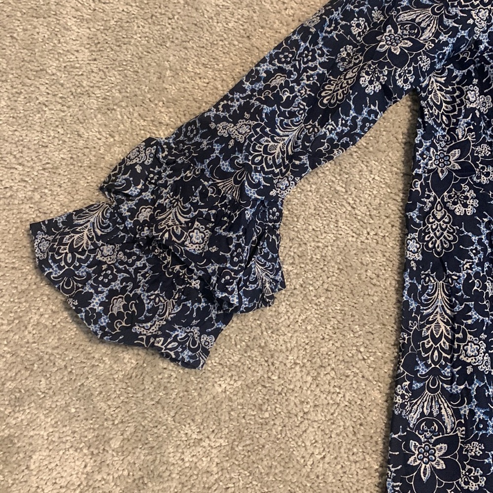 J Crew Patterned Blouse - image 3